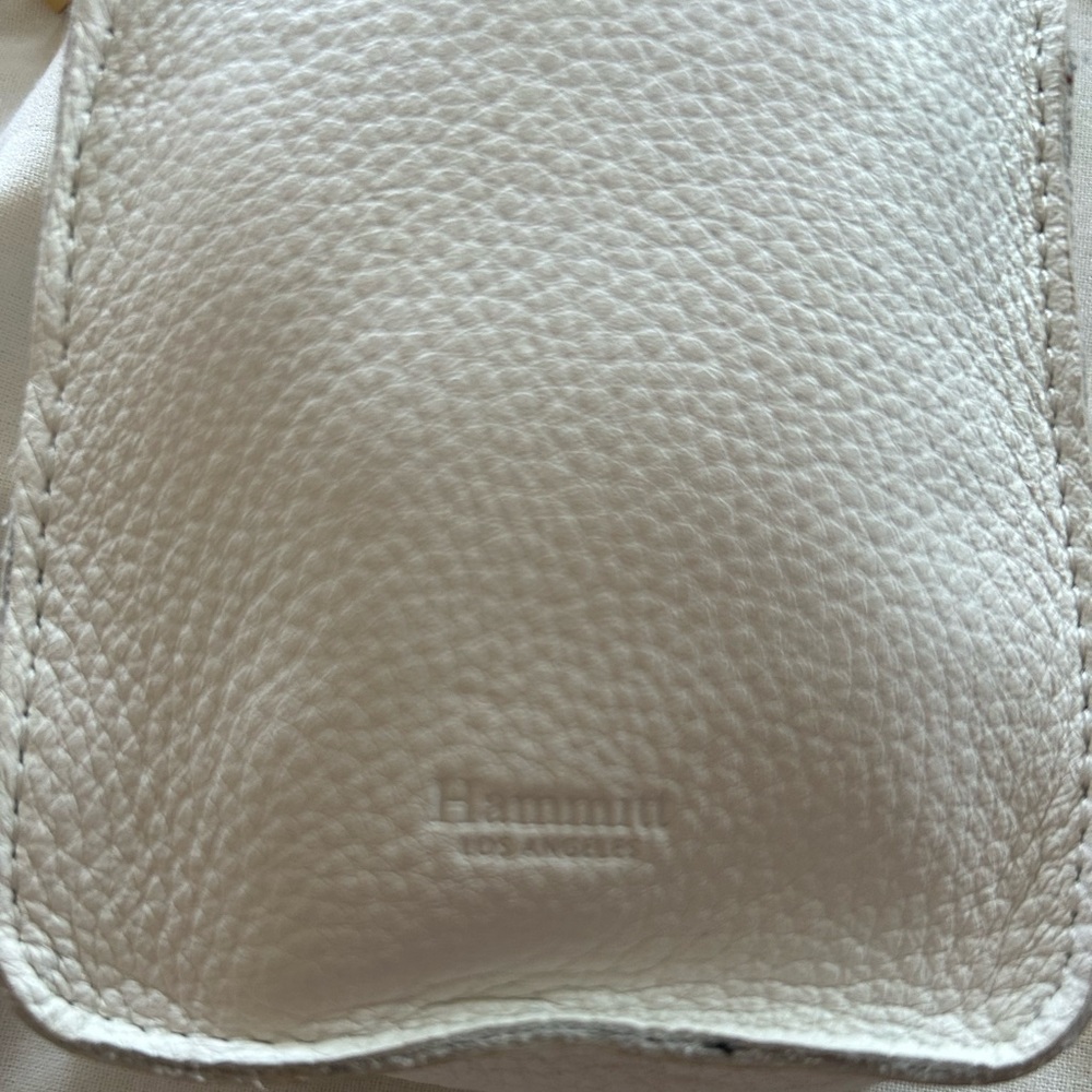 Hammitt Textured White Leather Pouch - Picture 3 of 5